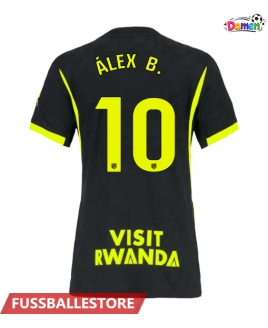 Günstige Atletico Madrid Alex Baena #10 Auswärtstrikot Damen 2026-27 Kurzarm